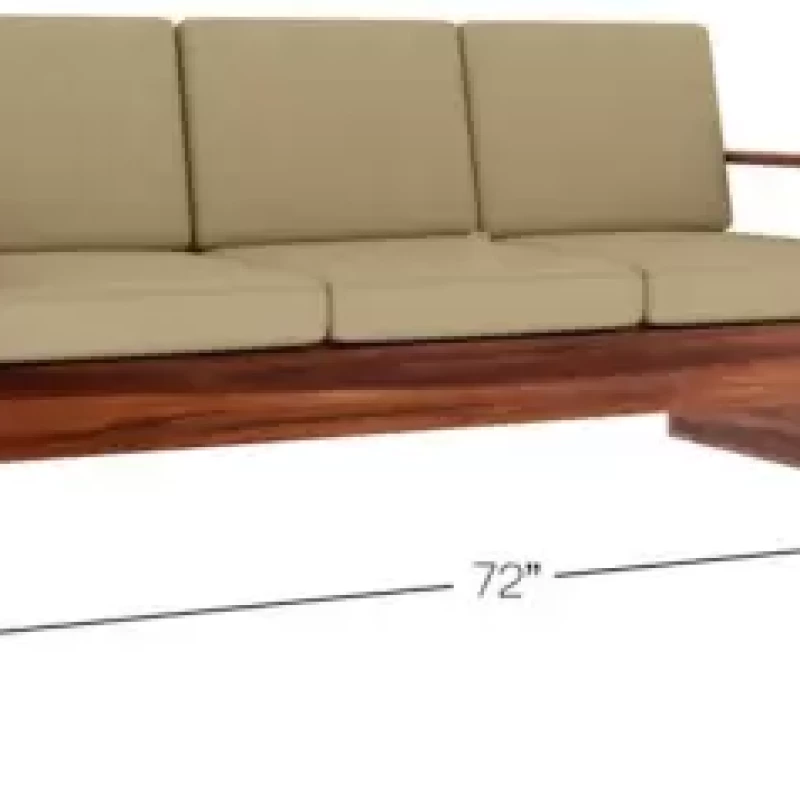 Furniture Sheesham Wood 5 Seater Wooden Sofa set