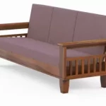 Furniture Solid Wood 5 Seater Wooden Sofa set for living Room